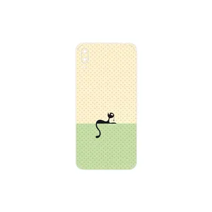 MAHOOT Minimal Internet Cat Icon Cover Sticker for Huawei Y7 Pro 2019