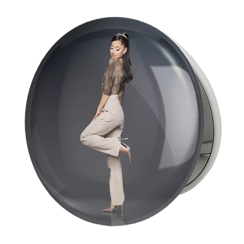 آینه جیبی خندالو طرح آریانا گرانده Ariana Grande مدل تاشو کد 19083 