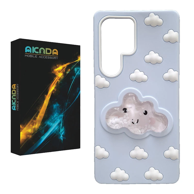 کاور آکادا مدل ابر سیلیکونی مناسب برای گوشی موبایل سامسونگ Galaxy S25 Ultra