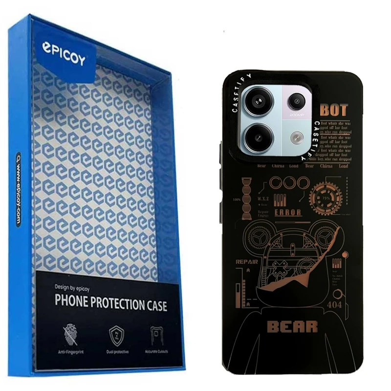  کاور اپیکوی مدل Robot Bear مناسب برای گوشی موبایل شیائومی Redmi Note 13 Pro 5G