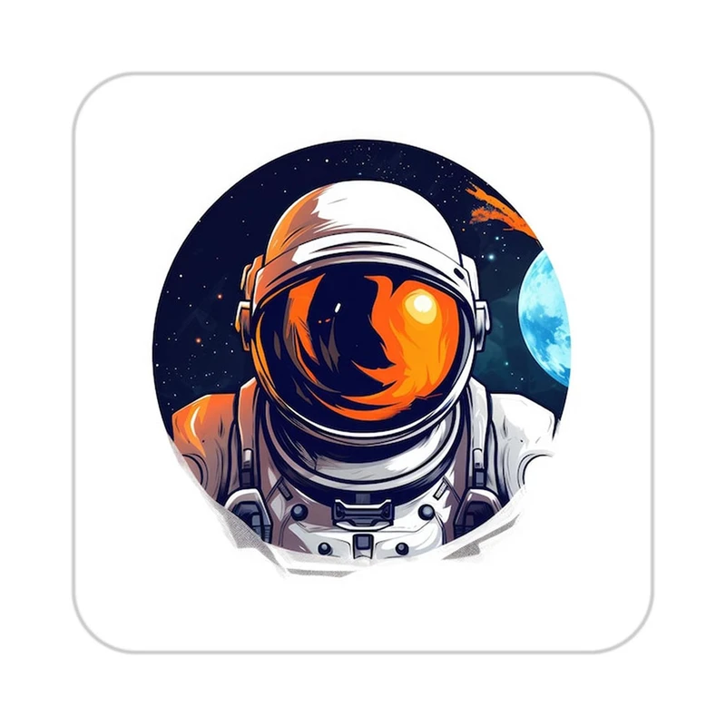 زیر لیوانی کاکتی طرح فضانورد مدل mp46490