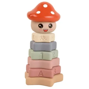 بازی آموزشی مدل Soft Jenga طرح برج هوش قارچی کد 1088