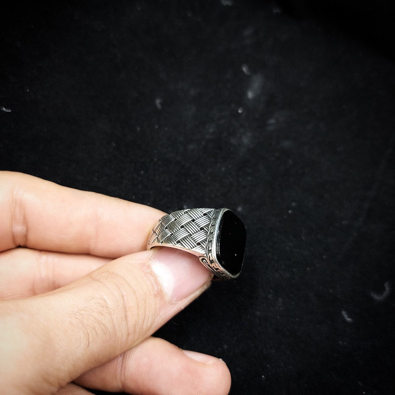 انگشتر نقره مردانه جی تی ای مدل جی نایس انگشتر نقره مردانه جی تی ای مدل جی نایس