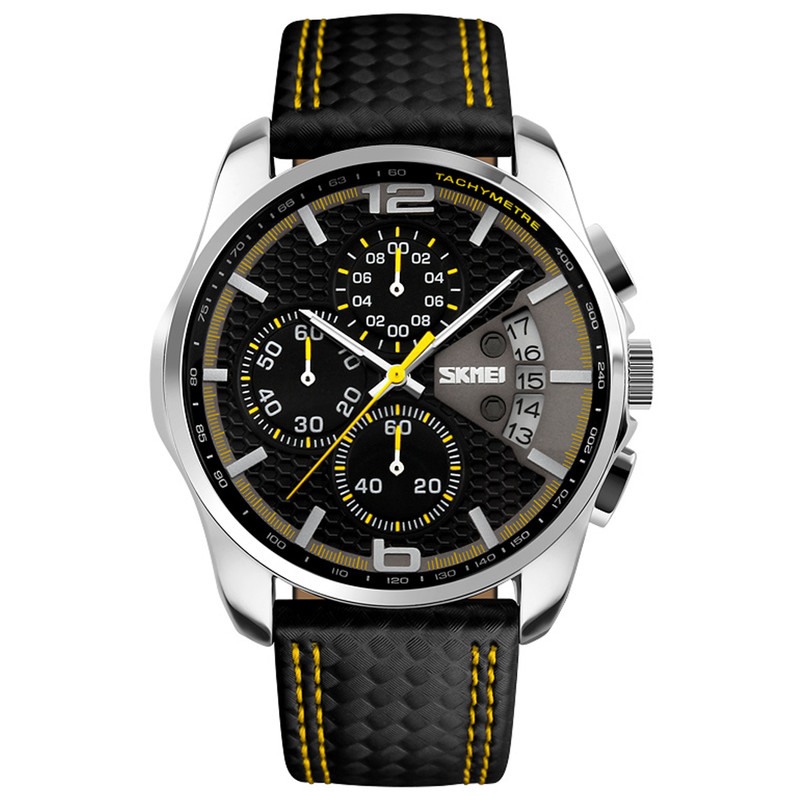 ساعت مچی عقربه ای مردانه اسکمی مدل 9106Y-NP ساعت مچی عقربه ای مردانه اسکمی مدل 9106Y-NP