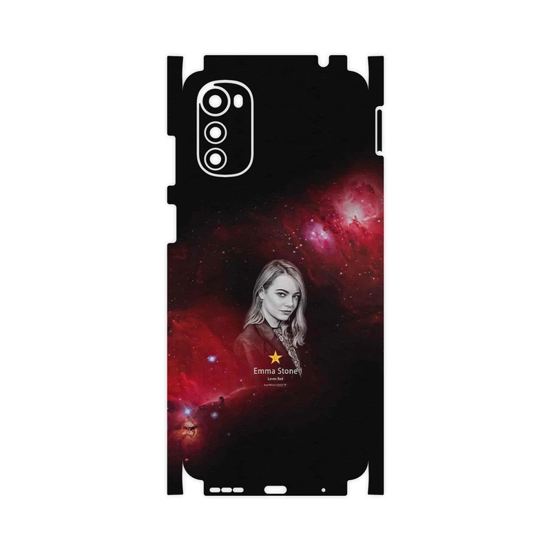 برچسب پوششی ماهوت مدل Emma Stone-FullSkin مناسب برای گوشی موبایل موتورولا Moto E32s