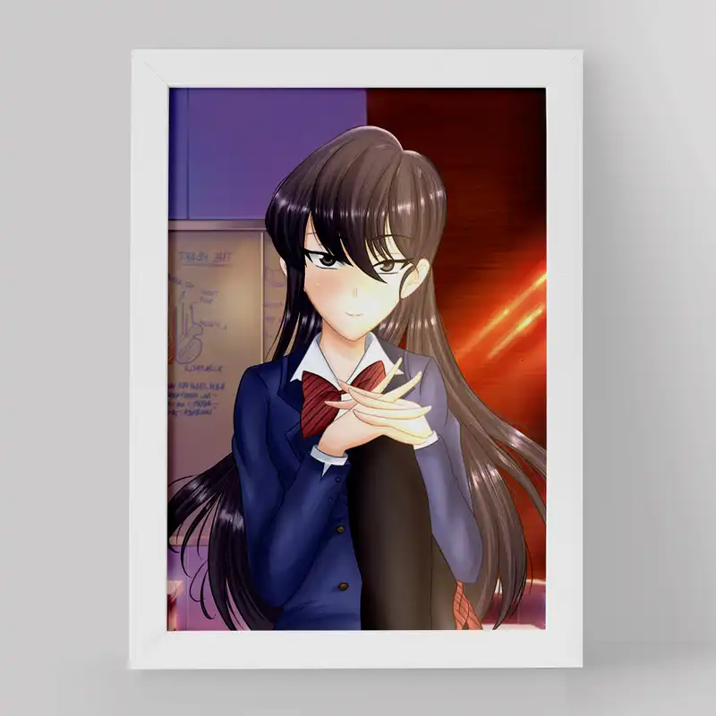 تابلو خندالو مدل انیمه کومی سان کد 16078