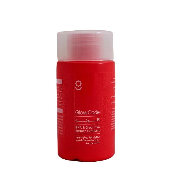 محلول لایه بردار صورت گلوکد مدل BHA & GREEN TEA  حجم 100 میلی لیتر