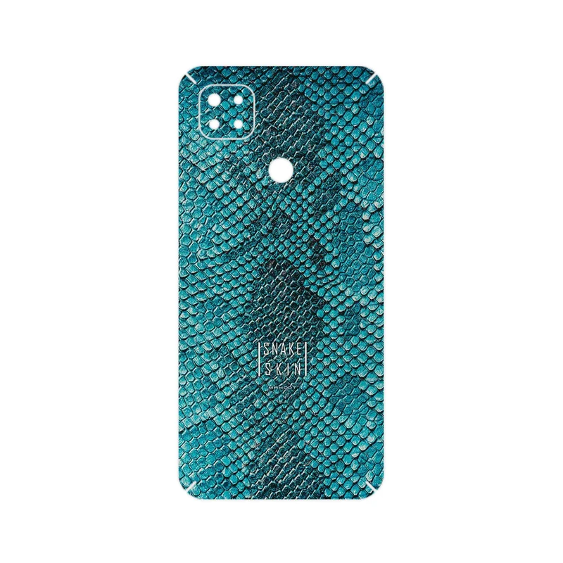 برچسب پوششی ماهوت مدل Blue Snake Skin مناسب برای گوشی موبایل شیائومی Redmi 9C NFC