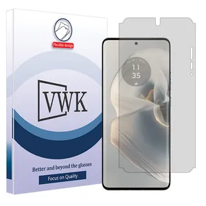 VWK Tough model transparent screen protector suitable for Motorola Edge 50 Pro mobile phone