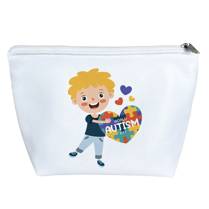 کیف لوازم آرایش دخترانه خندالو مدل اتیسم Autism کد 2598