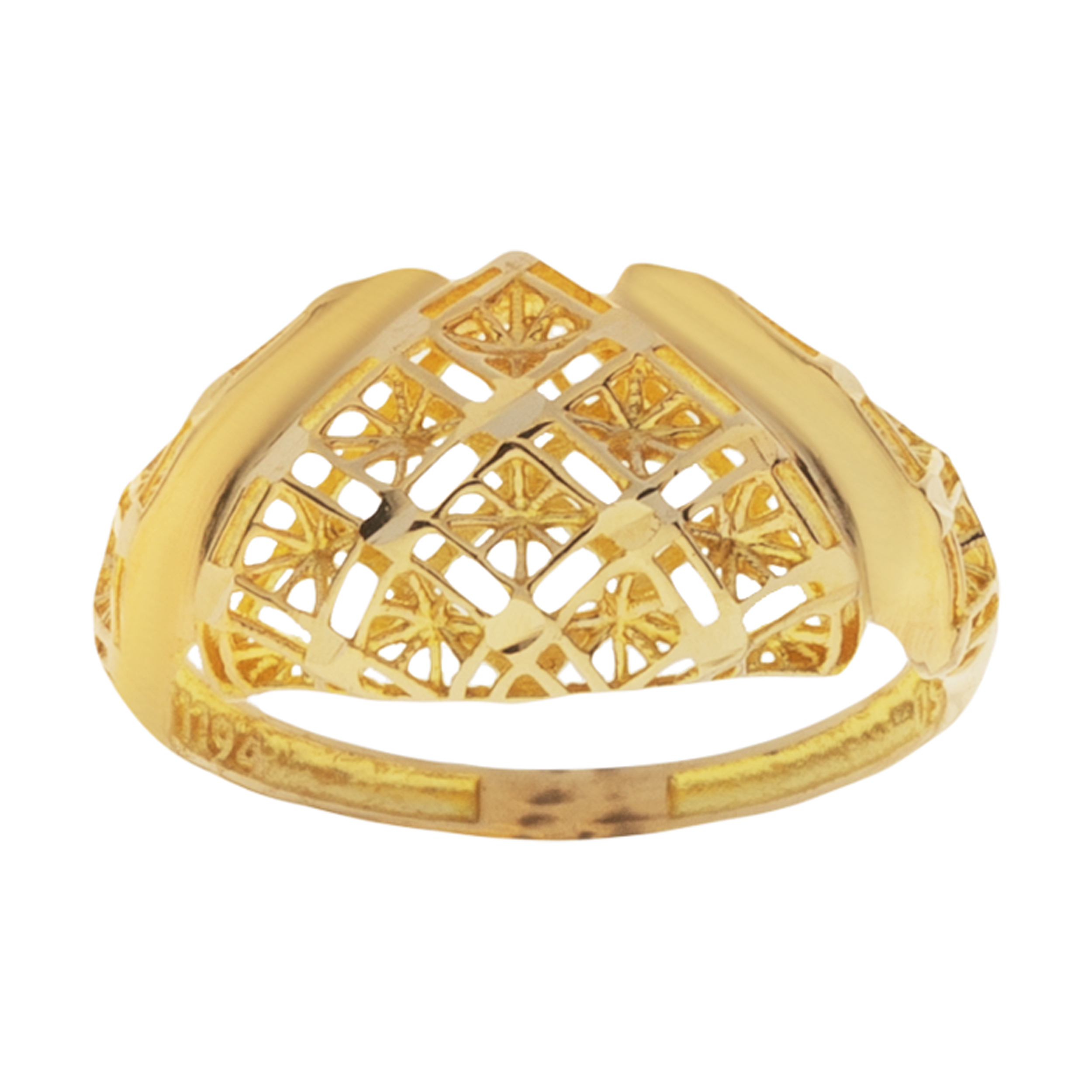 انگشتر طلا 18 عیار زنانه مدیسا مدل R10003