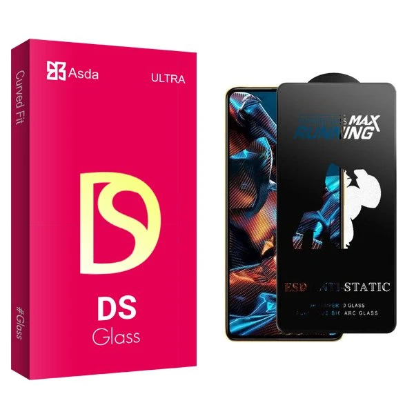 محافظ صفحه نمایش آسدا مدل DS2 Running Max مناسب برای گوشی موبایل شیائومی Redmi Note 10 Pro / Redmi Note 11 Pro / Poco X4 / Poco X4 Pro / Poco F4 / Poco F3