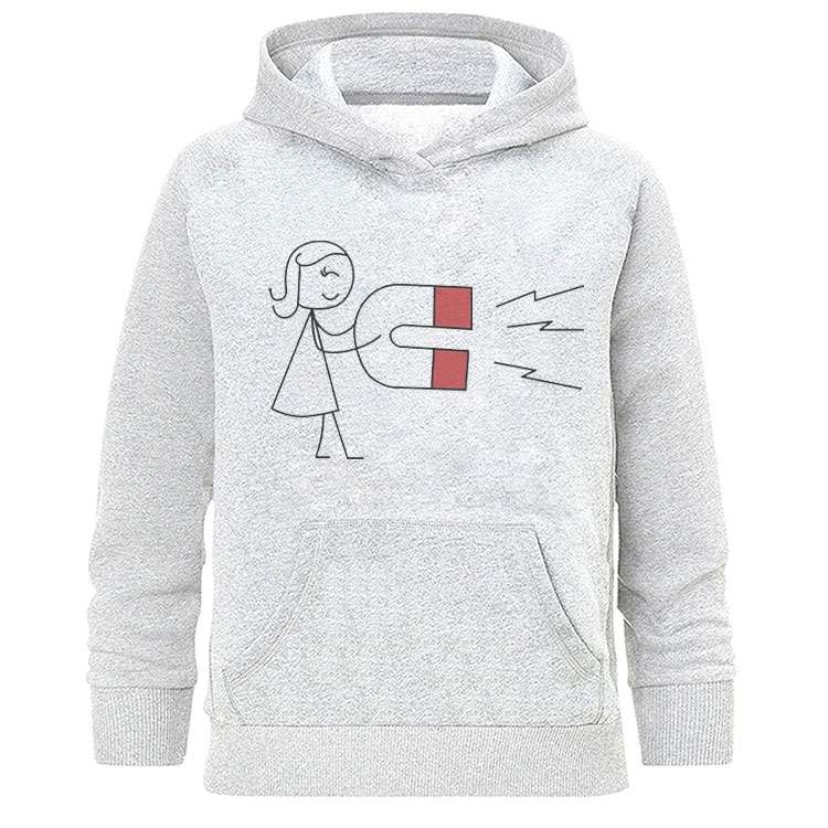 هودی زنانه طرح عاشقانه مدل H380