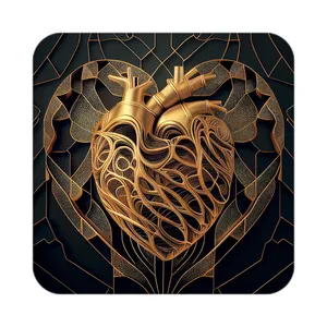 زیر لیوانی کاکتی مدل عاشقانه کد mp12241