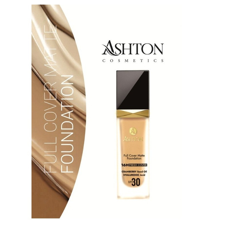 کرم پودر اشتون مدل روغن دانه کرنبری شماره GF37 حجم 30 میلی لیتر