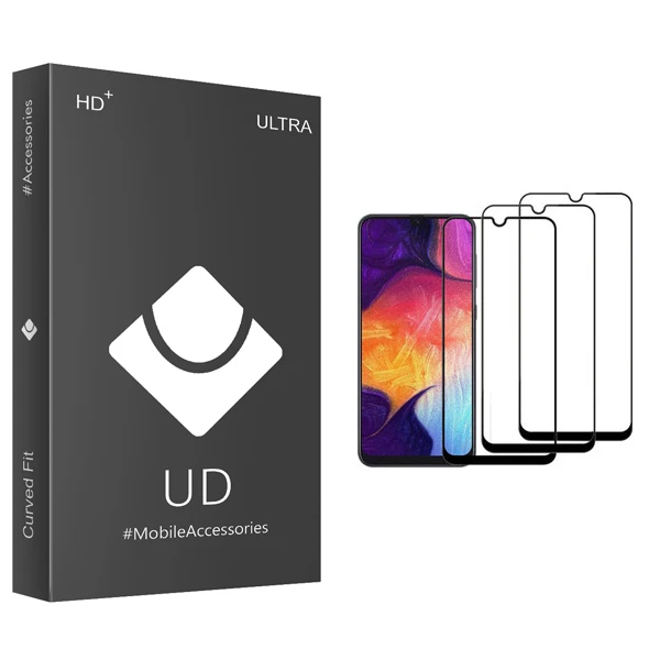 محافظ صفحه نمایش یو دی مدل ULTRA مناسب برای گوشی موبایل سامسونگ Galaxy A10 بسته سه عددی