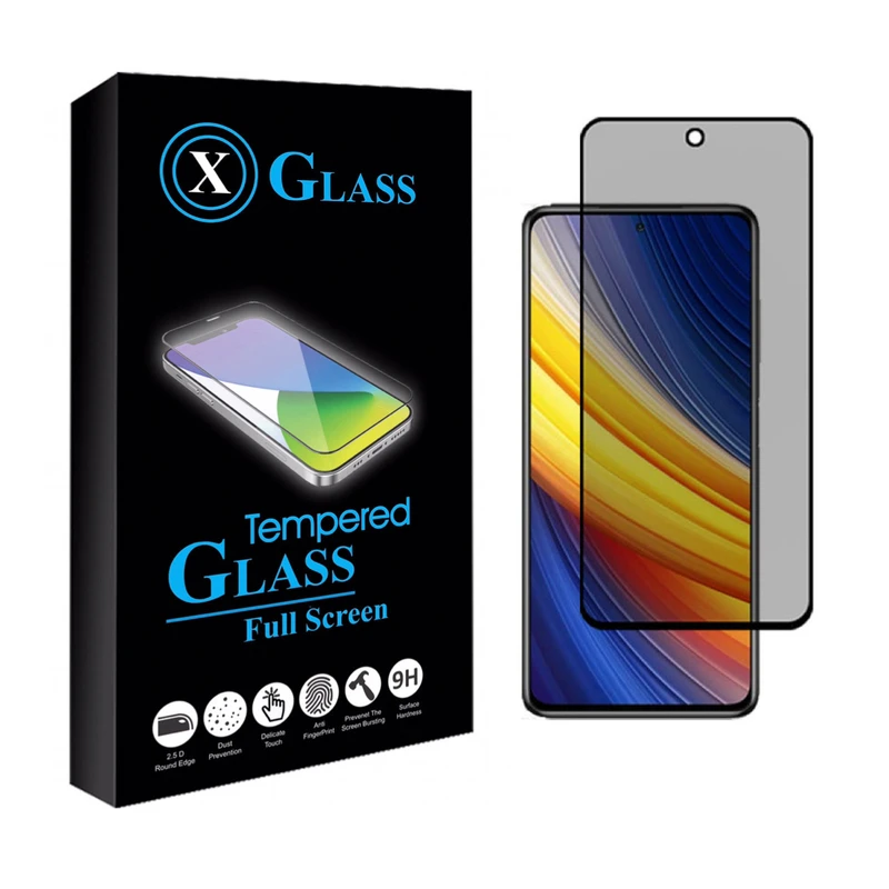 محافظ صفحه نمایش ایکس گلس مدل فول مناسب برای گوشی موبایل شیائومی POCO X3 PRO