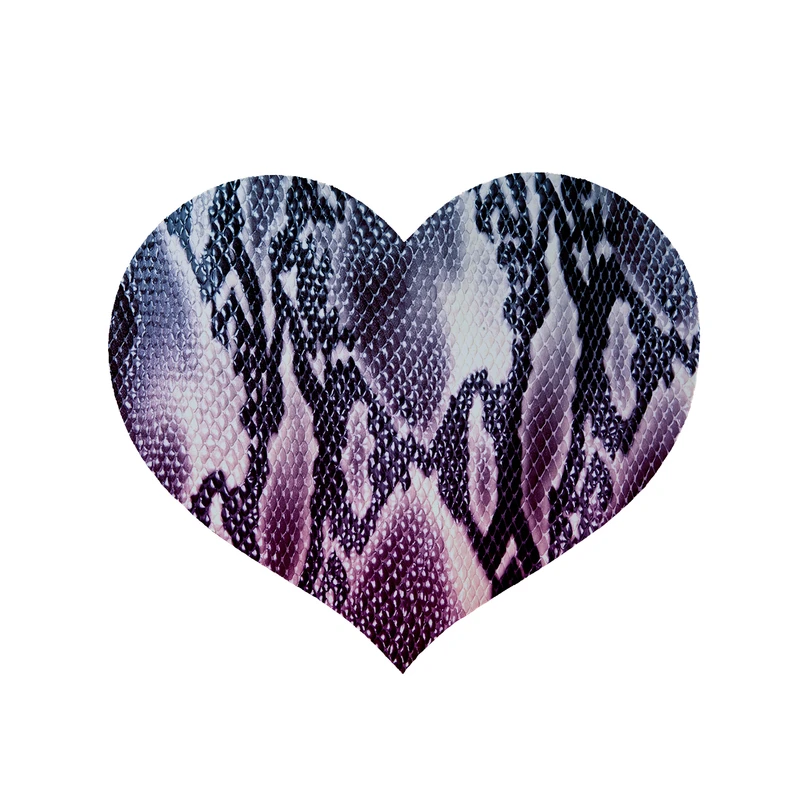 پادری مدل قلب طرح پوست ماری کد 5310 سایز 90x90 سانتی متر 