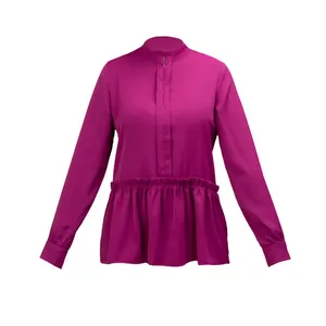 بلوز آستین بلند زنانه مدل MDK-AT4038