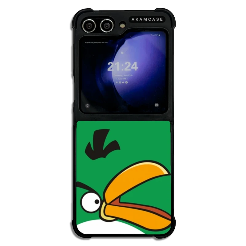 کاور آکام مدل AMCWSGZFLIP5-ANGRY BIRDS8 مناسب برای گوشی موبایل سامسونگ Galaxy Z Flip 5