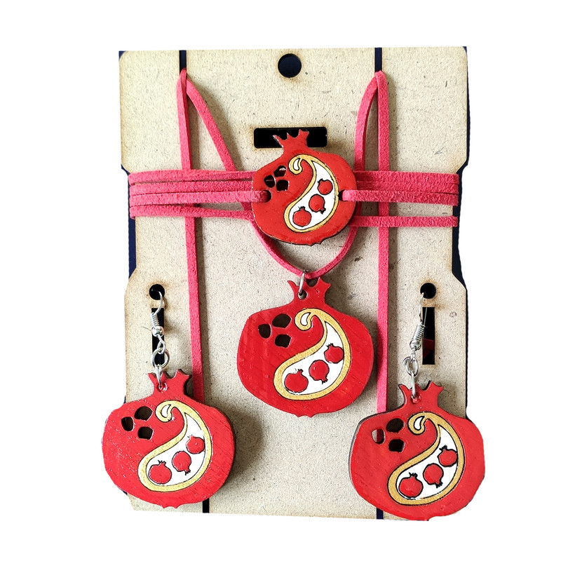 نیم ست دخترانه مدل انار یلدا