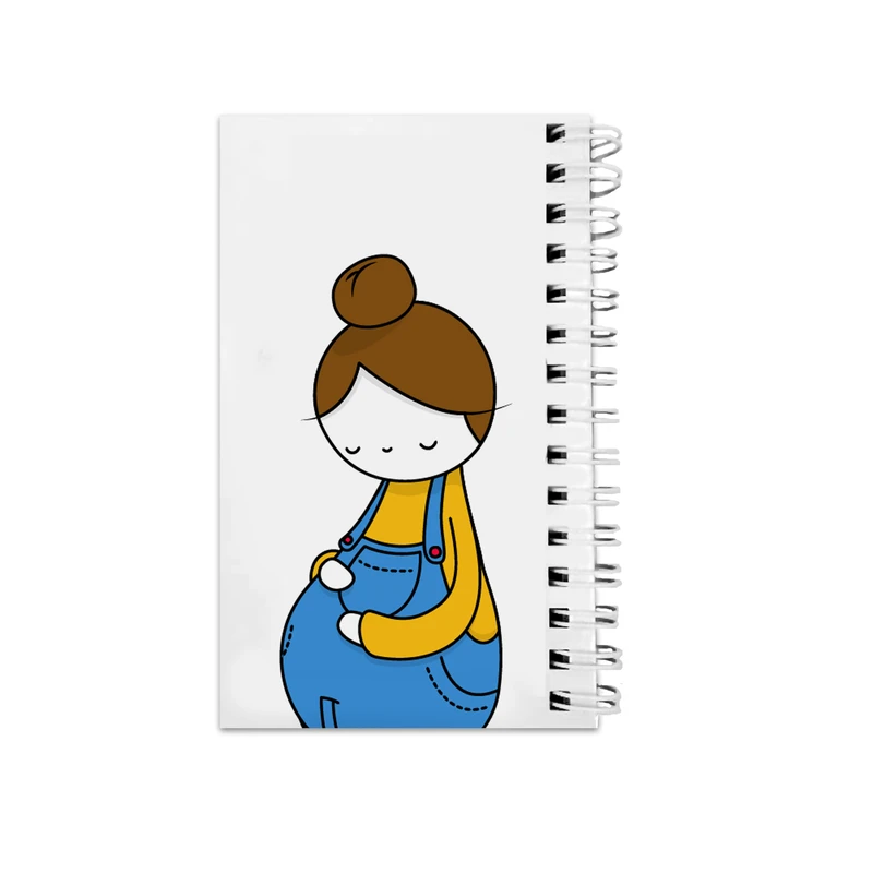 دفترچه یادداشت مدل to do list طرح فانتزی مادر باردار کد 58519