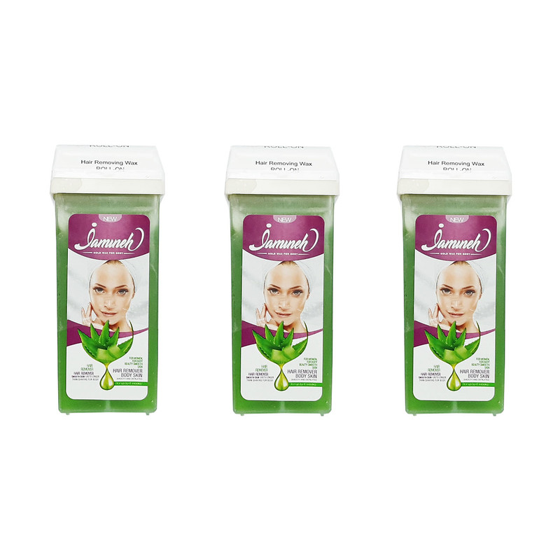 موم موبر ژامینه مدل Aloevera وزن 150 گرم مجموعه 3 عددی