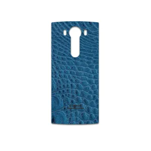 MAHOOT Blue-Crocodile-Leather Cover Sticker for LG V10