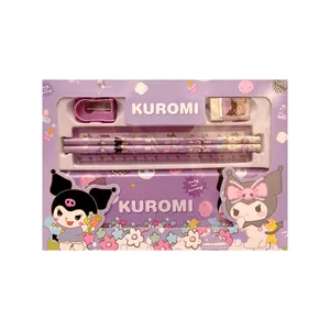 بسته لوازم تحریر مدل کرومی بسته 6 عددی