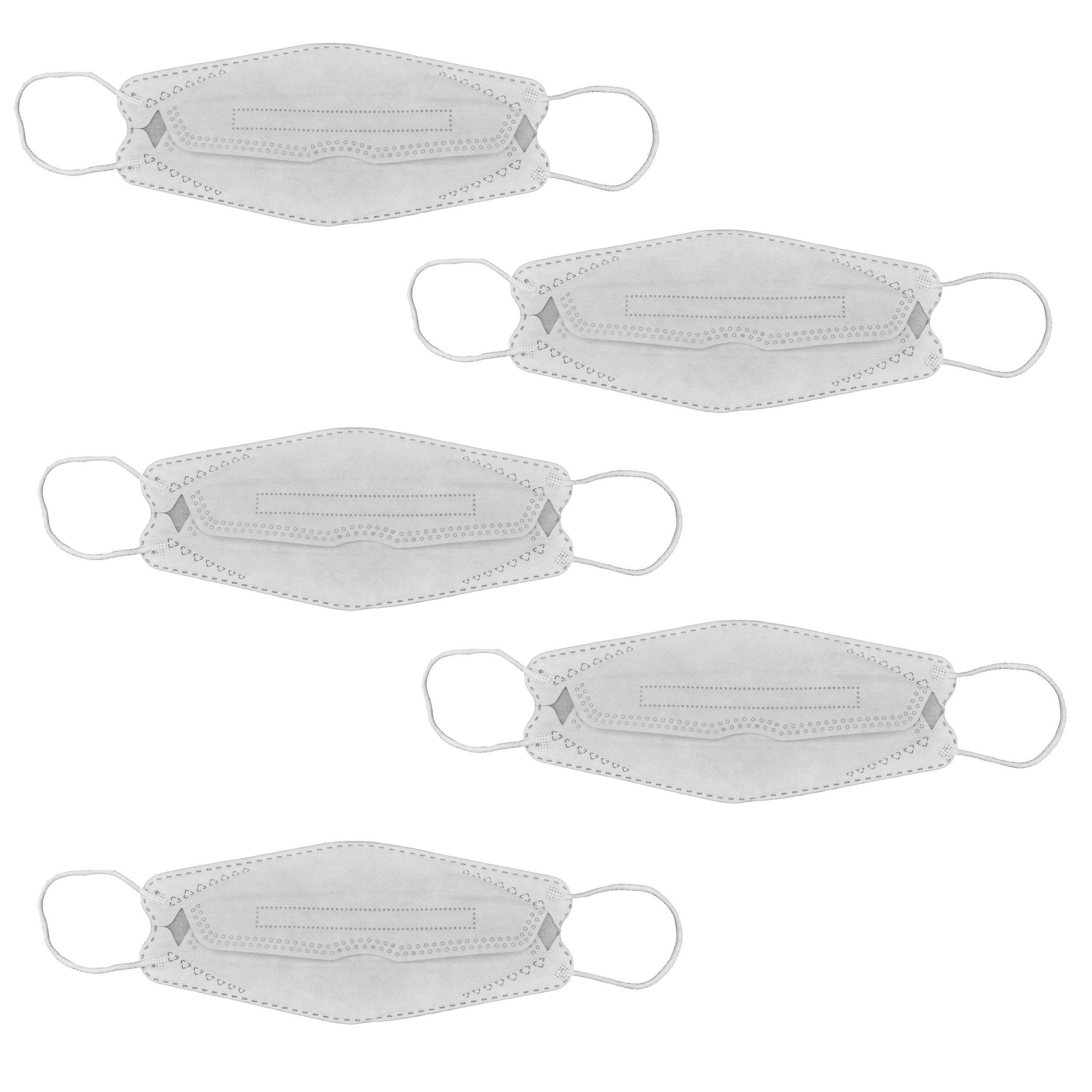 ماسک تنفسی اس اچ ام کد LY4-0068-TO بسته 5 عددی