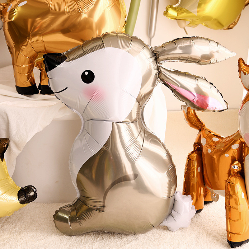 بادکنک فویلی لاکی بالونز طرح خرگوش گوش دراز کد 1039