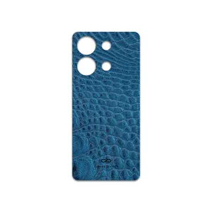 MAHOOT Blue-Crocodile-Leather Cover Sticker for Xiaomi Redmi Note 13 4G