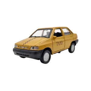 ماشین بازی مدل پراید تاکسی فلزی کد 102