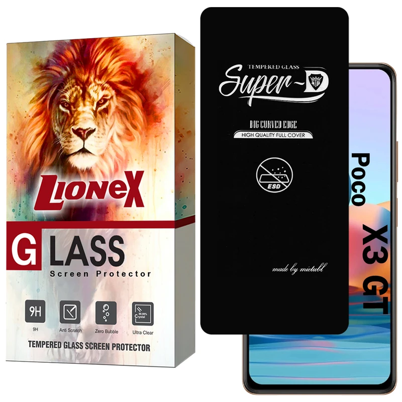 محافظ صفحه نمایش لایونکس مدل SUPERDNL مناسب برای گوشی موبایل شیائومی Poco X3 GT
