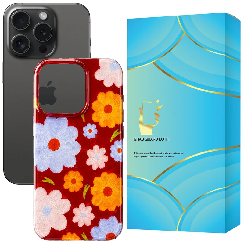 کاور قاب گارد لطفی مدل GOLSTN مناسب برای گوشی موبایل اپل iPhone 15 Pro  