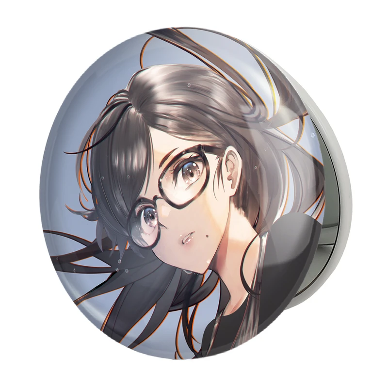 آینه جیبی خندالو طرح هیزورو انیمه سامرتایم رندرینگ مدل تاشو کد 24225 