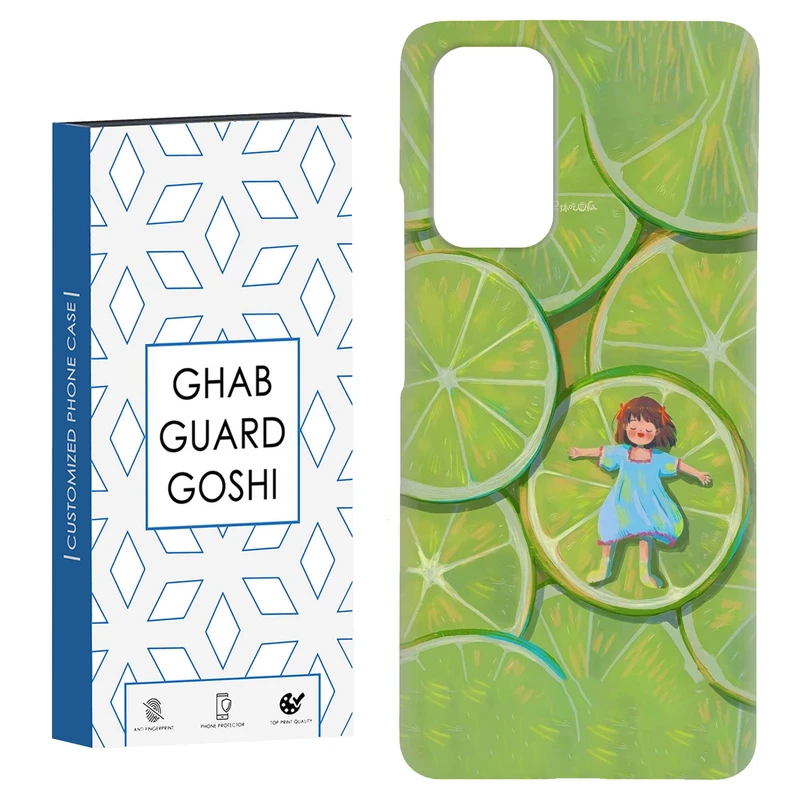 کاور قاب گارد گوشی طرح دختر لیمویی کد Dimo-258 مناسب برای گوشی موبایل شیائومی Redmi Note 9 4G / Redmi 9T
