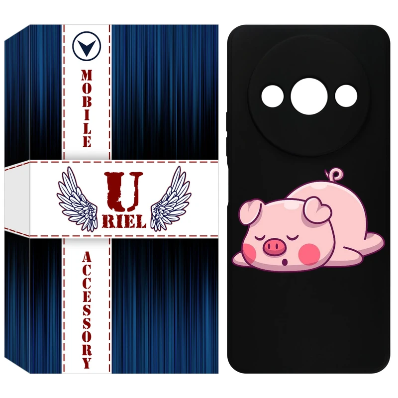 کاور یوریل قاب مدل KSH کد 42 طرح پیگی مناسب برای گوشی موبایل شیائومی Redmi A3 / A3x