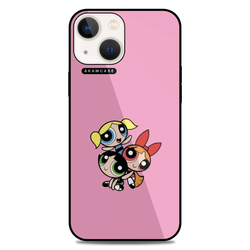 کاور آکام مدل AMCWA13-POWERPUFF GIRLS11 مناسب برای گوشی موبایل اپل iPhone 13