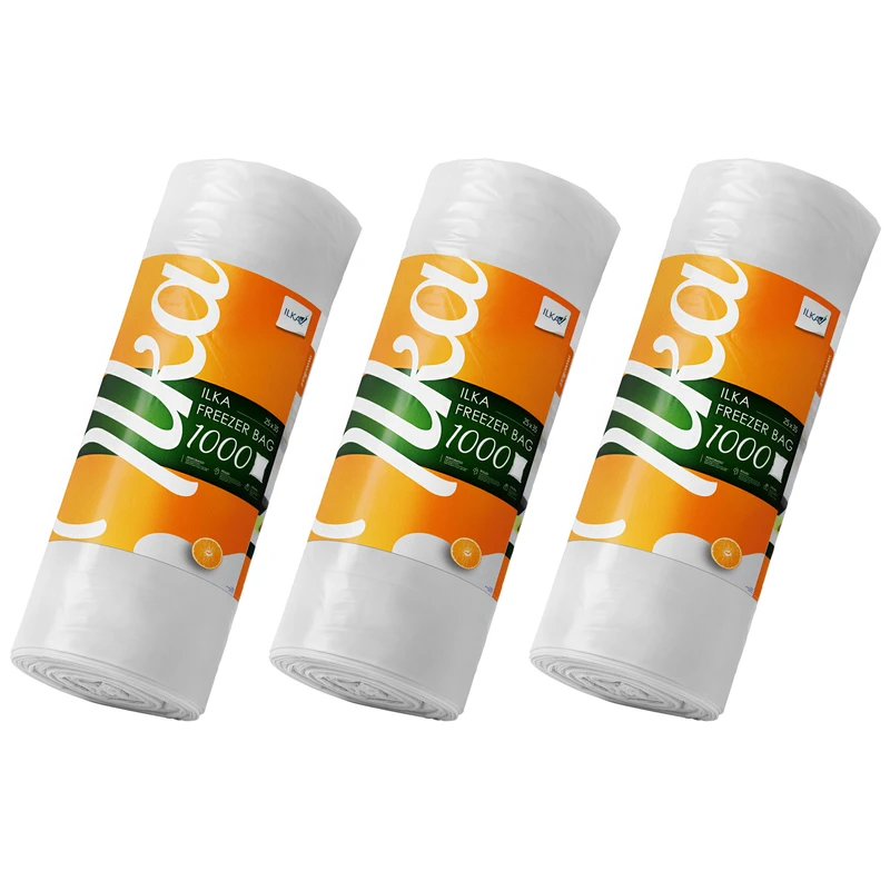 کیسه فریزر ایلکا مدل رولی سه بسته 1000 عددی