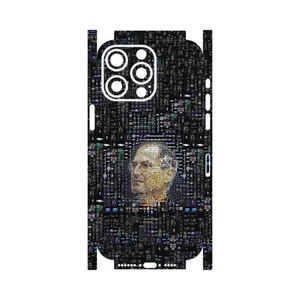 MAHOOT Collage of Steve Jobs 2-FullSkin Cover Sticker for Apple iPhone 15 Pro Max