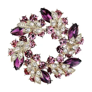 گل سینه زنانه شهر جواهر مدل SJ-BR018-P