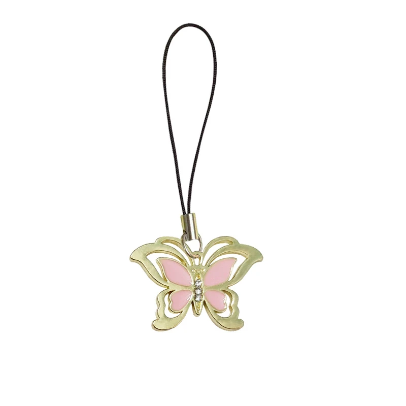 بند آویز موبایل مدل پروانه رنگی کد BM93