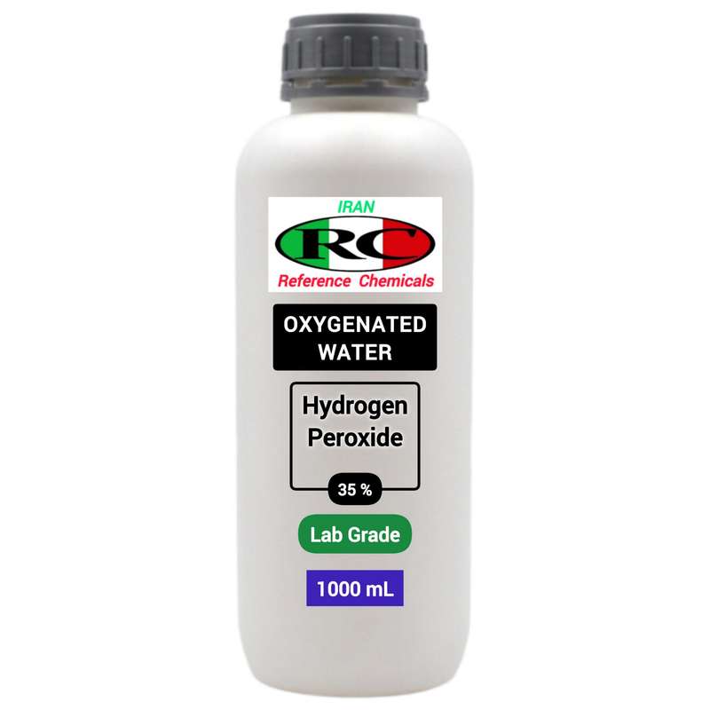 آب اکسیژنه ۳۵ درصد رفرنس کمیکالز مدل هیدروژن پراکسید حجم ۱۰۰۰ میلی لیتر