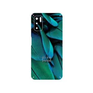MAHOOT Green Feather Cover Sticker for Xiaomi Redmi Note 10 5G