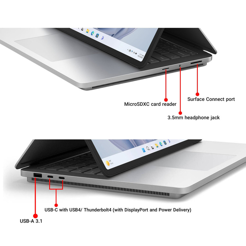 لپ تاپ 14.4 اینچی مایکروسافت مدل Surface Laptop Studio 2-i7 13700H-16GB LPDDR5x-512SSD-RTX4050-Touch