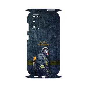 MAHOOT Firefighter-FullSkin Cover Sticker for Samsung Galaxy S20