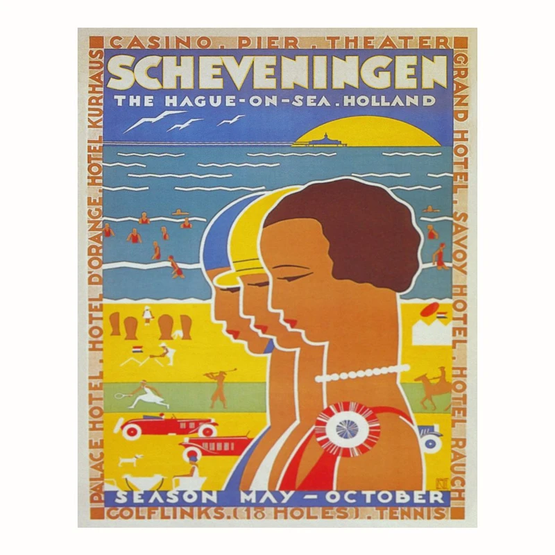 پوستر مدل بانوان زیبا در کنار ساحل