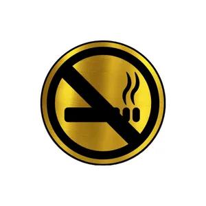 تابلو نشانگر آژنگ طرح کشیدن سیگار ممنوع کد-NO-S-03
