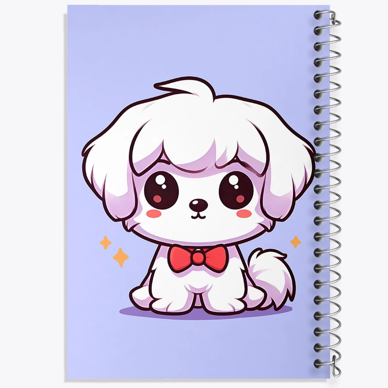 دفتر شطرنجی 50 برگ خندالو طرح سگ بامزه کد F7588